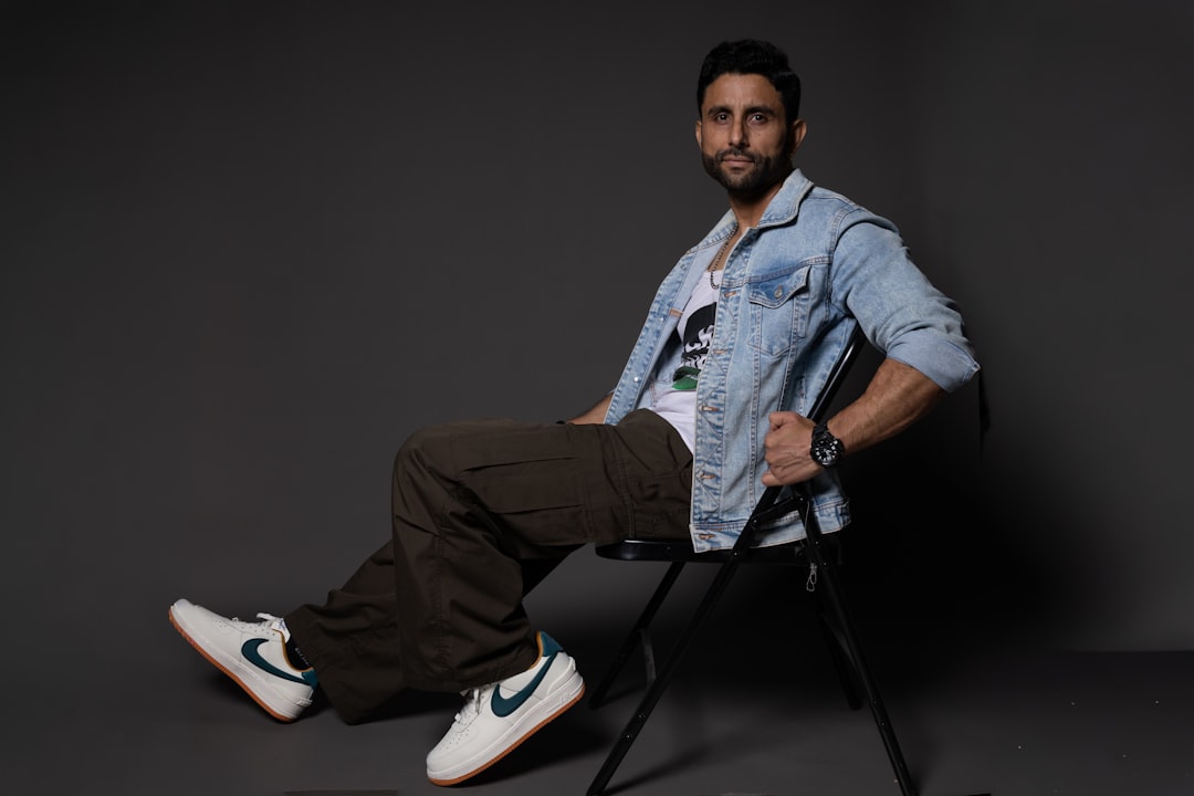 Photo denim shirt